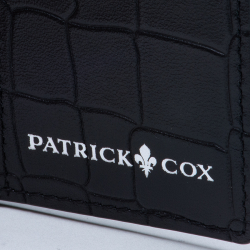 PATRICK COX エンボスレザーコンビネーション 小銭入れ付き折り財布
